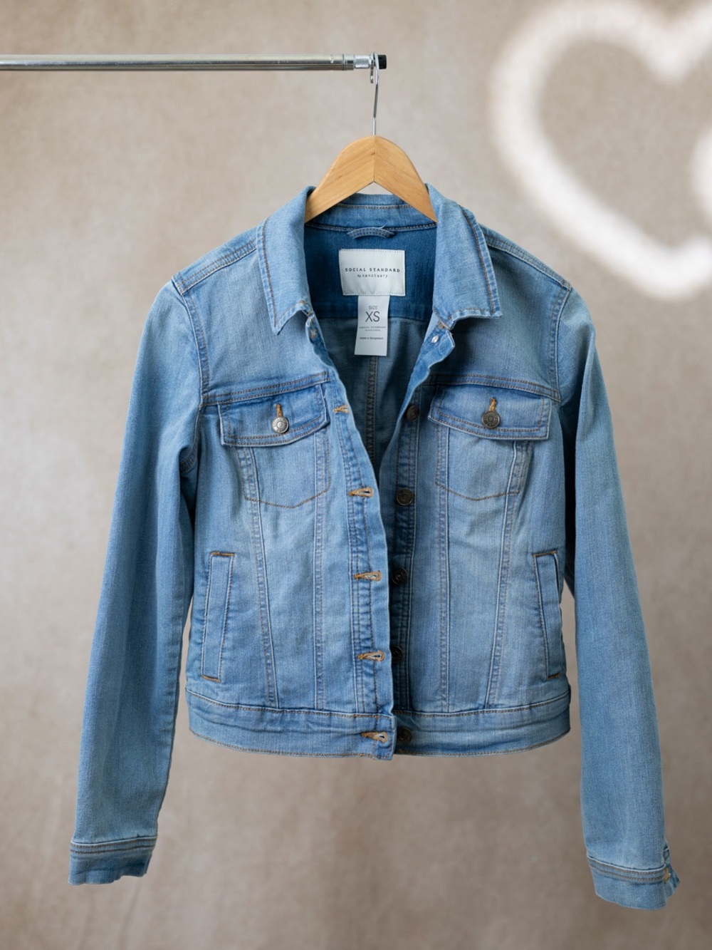 Title: Social Standard by Sanctuary Denim Jacket XS Light Wash Trucker